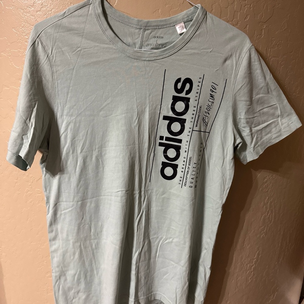 Adidas Green Short Sleeve Tee